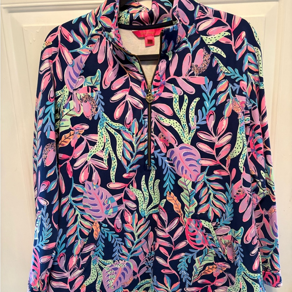 Lilly Pulitzer Multicolor Leaf Print Sweatshirt